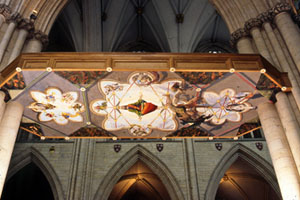 Ceiling Painting, St. Cuthbert's Chapel, York Minster